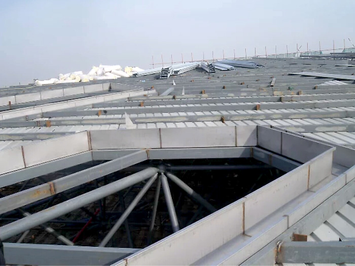 临安安吉县体育馆网架